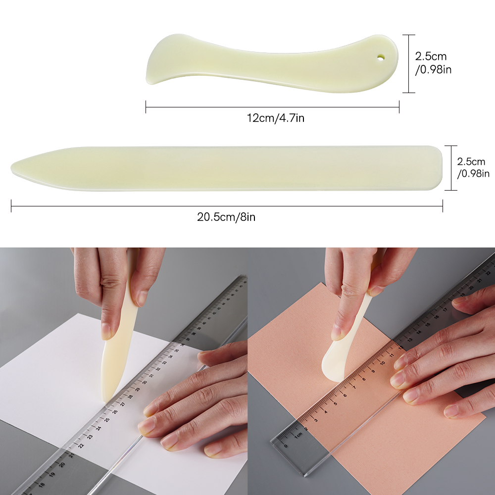 Bone Folder Tool - 종이 크리저 및 뼈 폴더 선명한