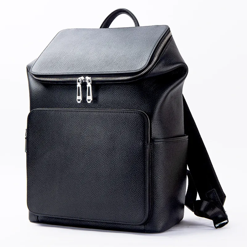 Leather Work Rucksack Mens - 천연 가죽 남성용 백팩, 15인치 노트북