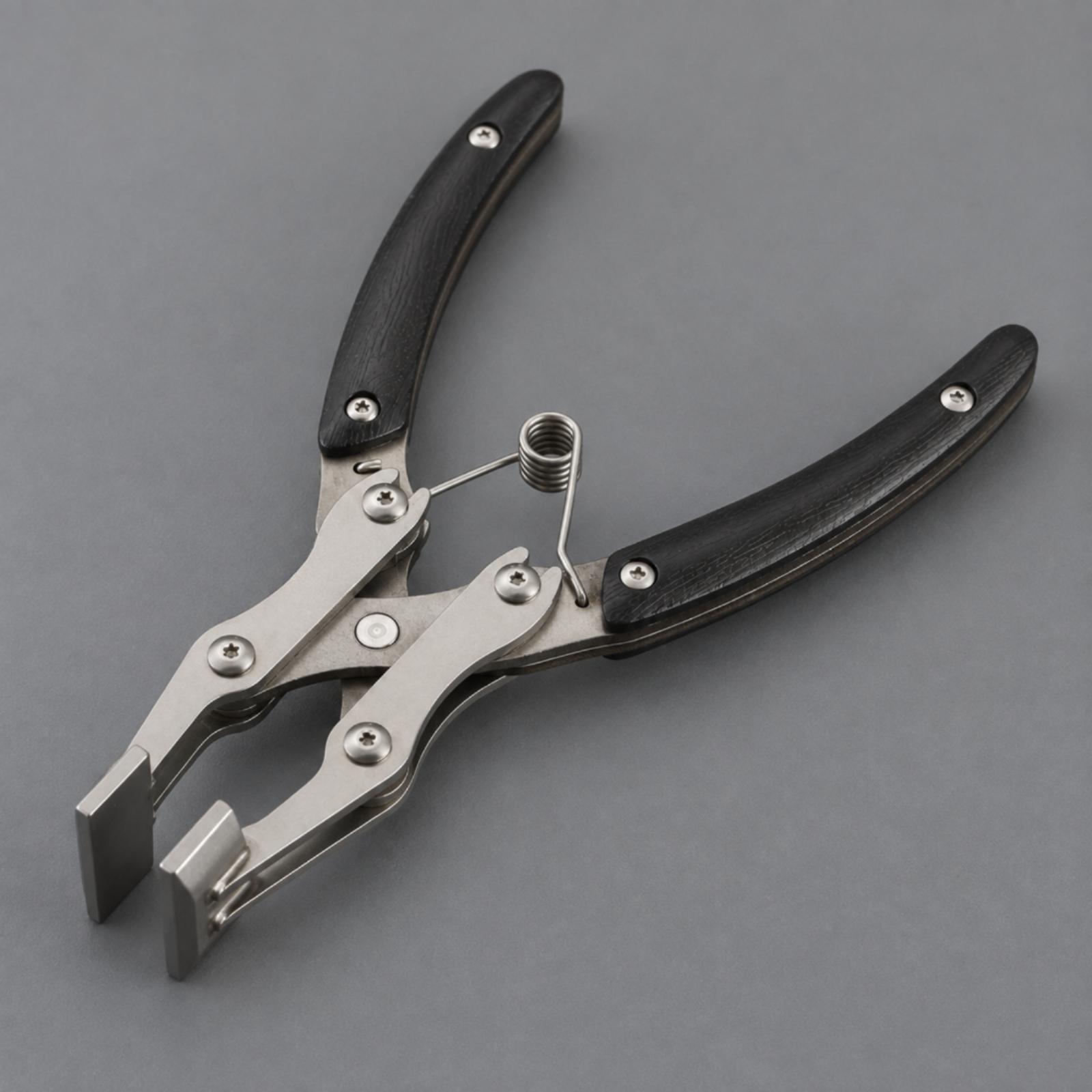 스테인리스 스틸 소재의 가죽 공예용 플라이어, 가장자리 - Leatherwork Hand Press 리뷰 및 가격