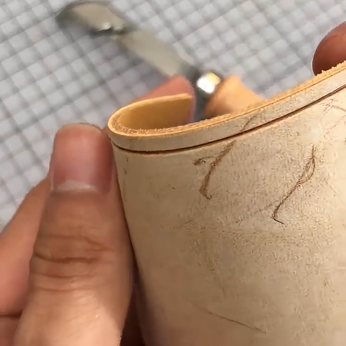 1개 조절 가능한 폭의 가죽 엣지 크리저 스크라이버 도 - Leatherwork Machine 리뷰 및 가격