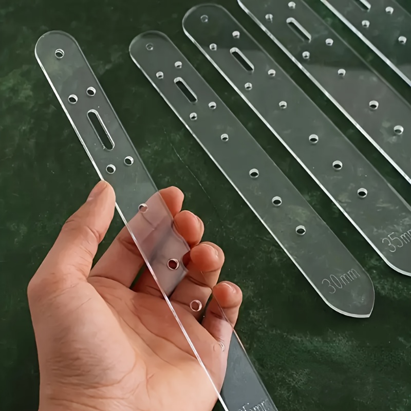 5개입 플라스틱 벨트 구멍 펀칭 템플릿 세트, 가죽 재 - Rivet Setter Tool 리뷰 및 가격