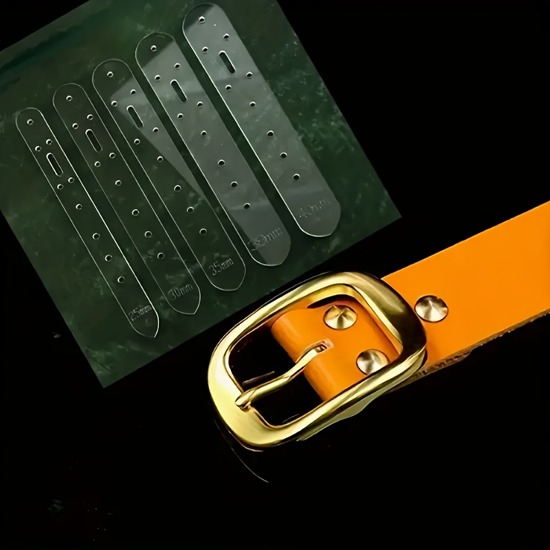 5개입 플라스틱 벨트 구멍 펀칭 템플릿 세트, 가죽 재 - Rivet Setter Tool 리뷰 및 가격