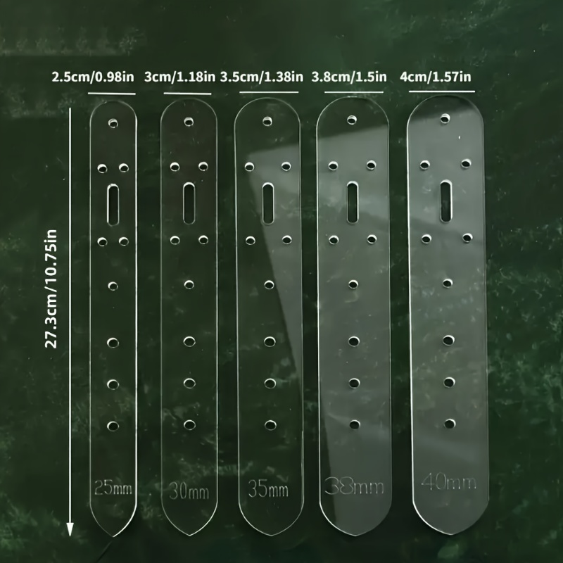 5개입 플라스틱 벨트 구멍 펀칭 템플릿 세트, 가죽 재 - Rivet Setter Tool 리뷰 및 가격