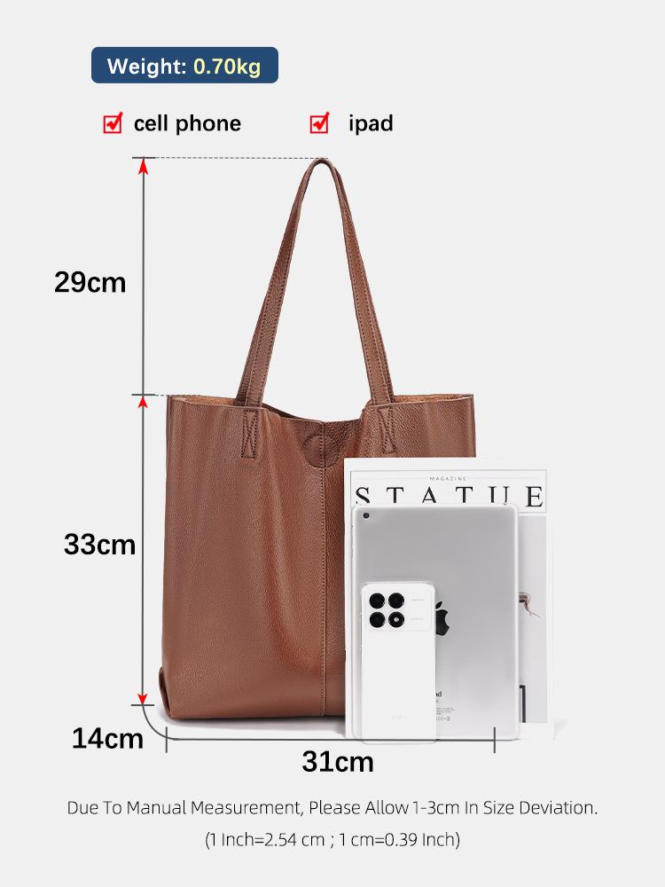 Zency 여성용 대용량 핸드백 천연 가죽 숄더백 디자 - Leatherwork Designs 리뷰 및 가격