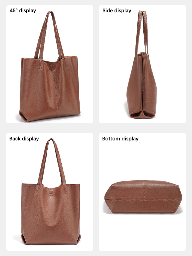 Zency 여성용 대용량 핸드백 천연 가죽 숄더백 디자 - Leatherwork Designs 리뷰 및 가격