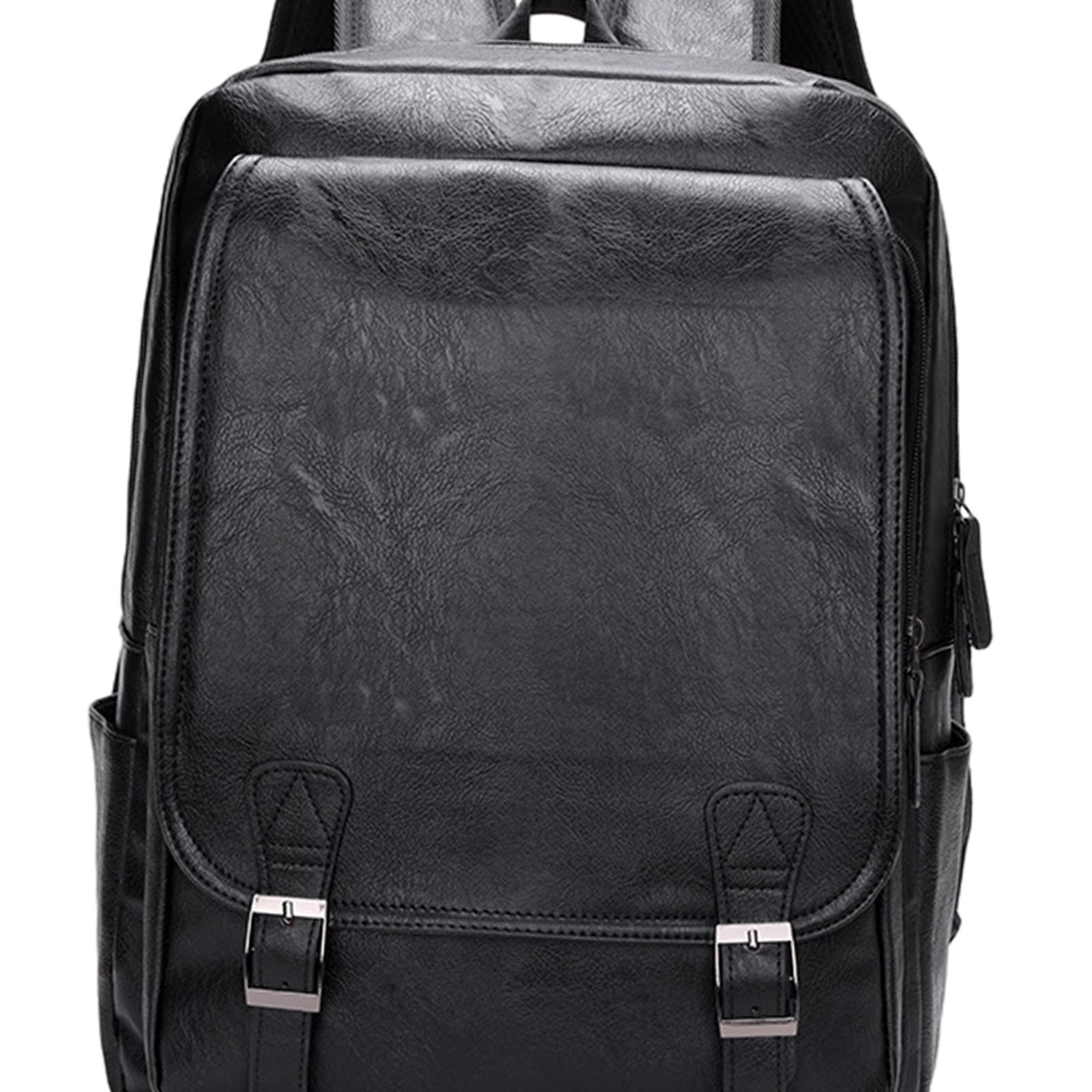 남성용 PU 가죽 노트북 백팩, 방수 기능, 15.6인 - Leather Work Rucksack Mens 리뷰 및 가격