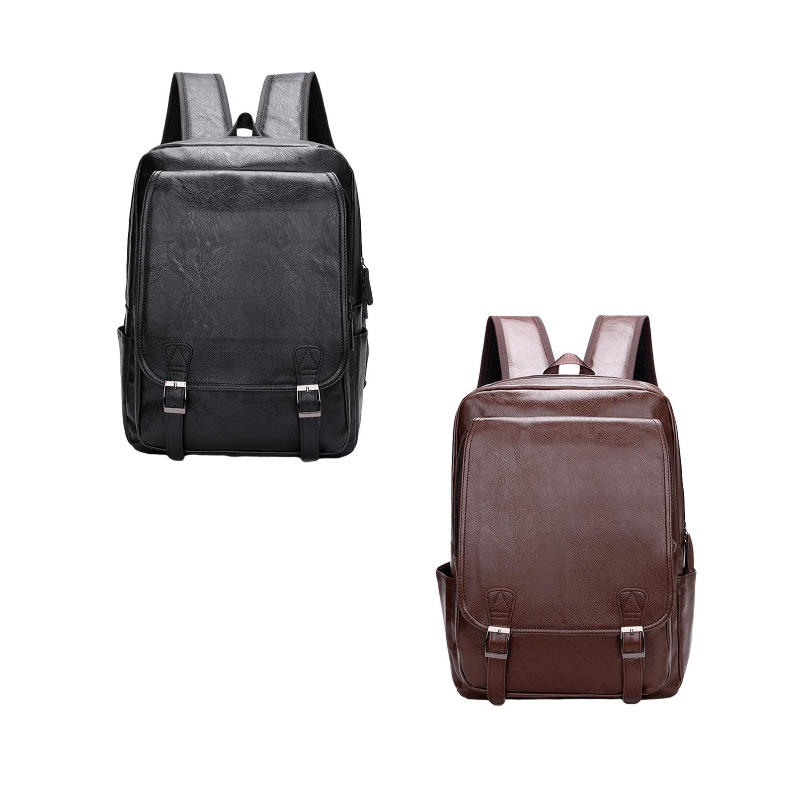 남성용 PU 가죽 노트북 백팩, 방수 기능, 15.6인 - Leather Work Rucksack Mens 리뷰 및 가격