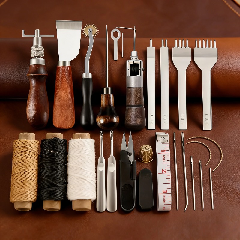 전문가용 수제 가죽 공예 도구 키트, 새들 그루버, 스 - Groover Stitching Tool 리뷰 및 가격